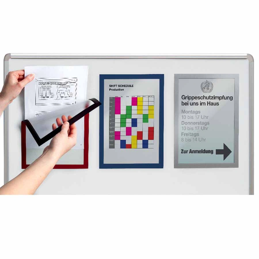 www.PARTNERPAPES.pl - Ramka magnetyczna Duraframe A3 czarna, opak. 5 szt.