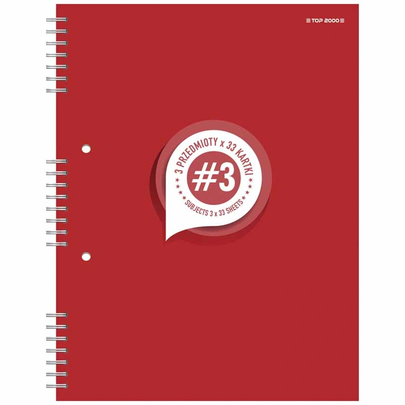 www.PARTNERPAPES.pl - Kołonotatnik Top2000 STUDENT