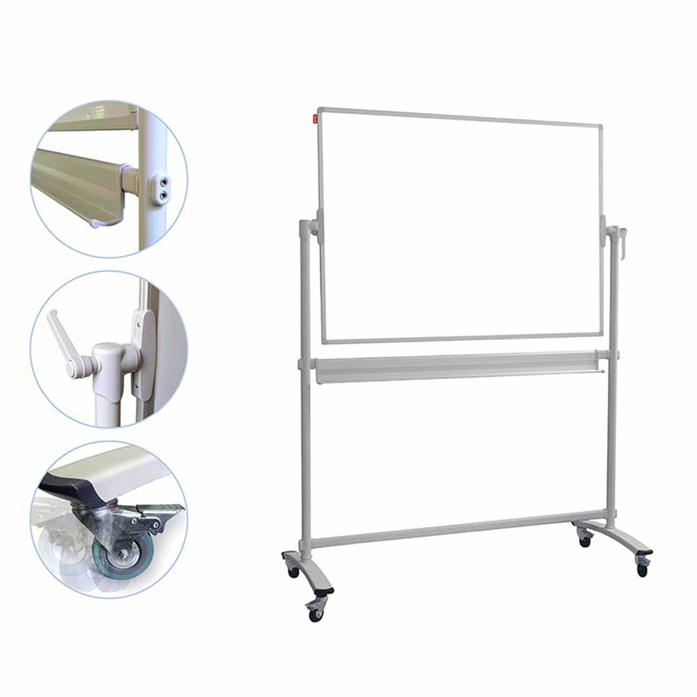 www.PARTNERPAPES.pl - Tablica obrotowo-jezdna MemoBe Telescopic wymiary: 200 x 100 cm, wysokość 192 cm