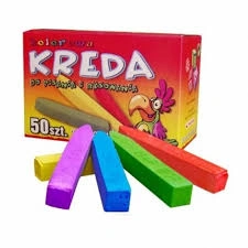 www.PARTNERPAPES.pl - KREDA KOLOR A"50 KWADRAT DUŻA(8CM)/