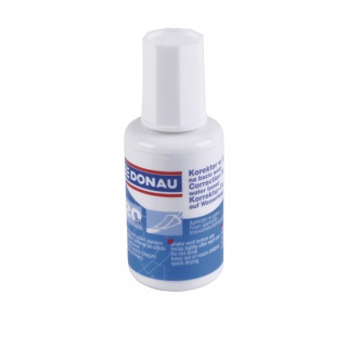 www.PARTNERPAPES.pl - Korektor w płynie fluid z gąbką 20ml Donau 7614001PL-99