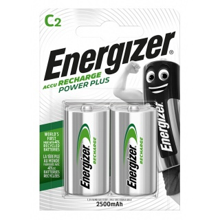 www.PARTNERPAPES.pl - Akumulatorki Energizer Power Plus HR14, 1,2V, 2500mAh, opak. 2 szt.