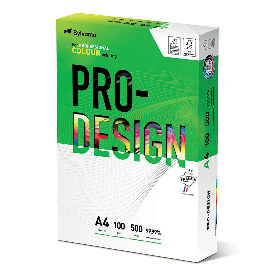 www.PARTNERPAPES.pl - Papier satynowany Pro-Design 100g A4, 500 ark.