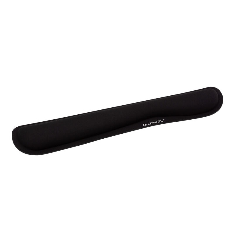 www.PARTNERPAPES.pl - Podkładka żelowa Q-CONNECT pod nadgarstki wymiary: 455 x 85 x 20 mm, czarna
