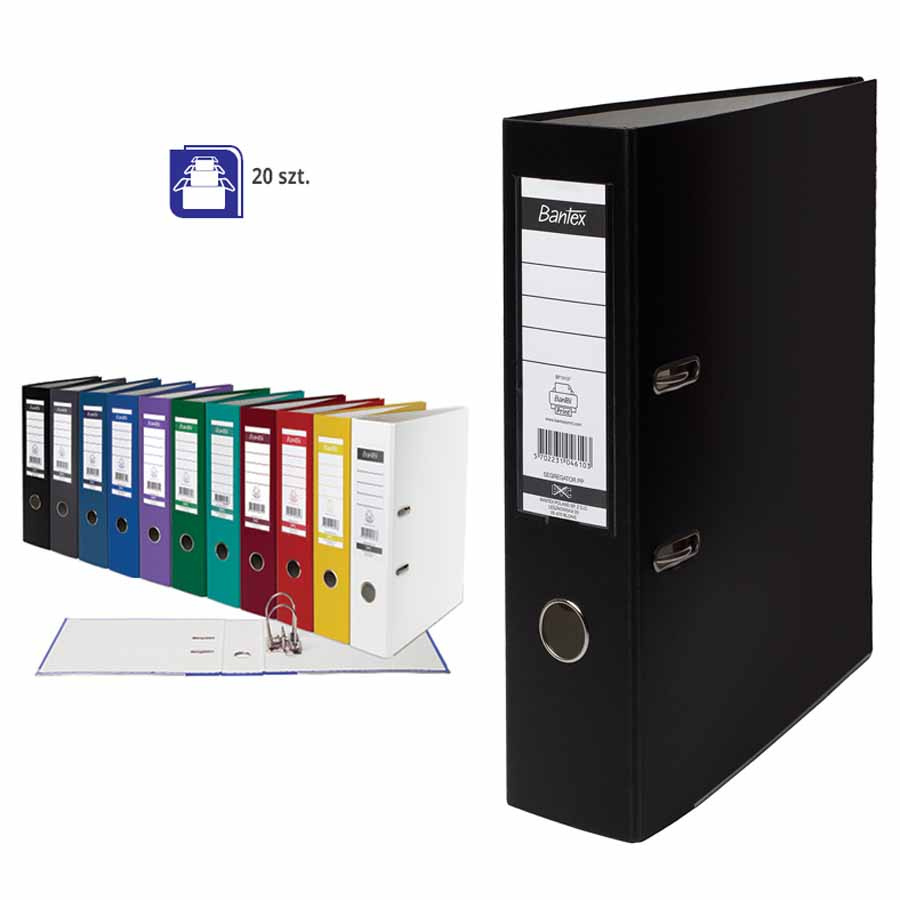 www.PARTNERPAPES.pl - Segregator Bantex XXL A4/80mm czarny