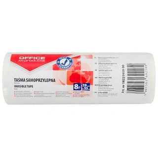 www.PARTNERPAPES.pl - Taśma biurowa 19mmx33mb MAGIC mleczna/matowa /8 Office Products 18221959-90