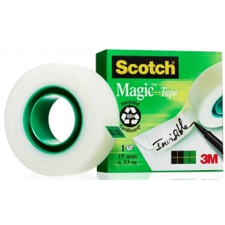 www.PARTNERPAPES.pl - Taśma klejąca Scotch Magic 19mm x 33m w kartoniku