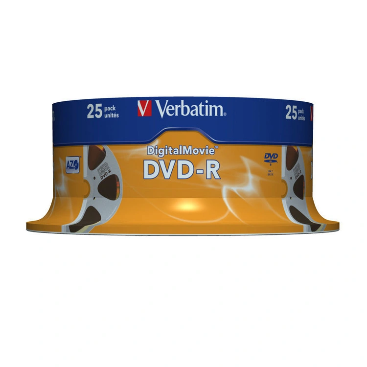 www.PARTNERPAPES.pl - DVD-R Verbatim 4,7GB 16x a"25 43522  AZO Matt Silver