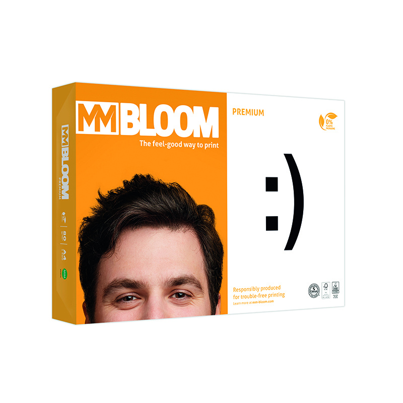 www.PARTNERPAPES.pl - Papier do drukarek i kopiarek MM BLOOM PREMIUM A4, 80g, 500 ark., białość 161 CIE