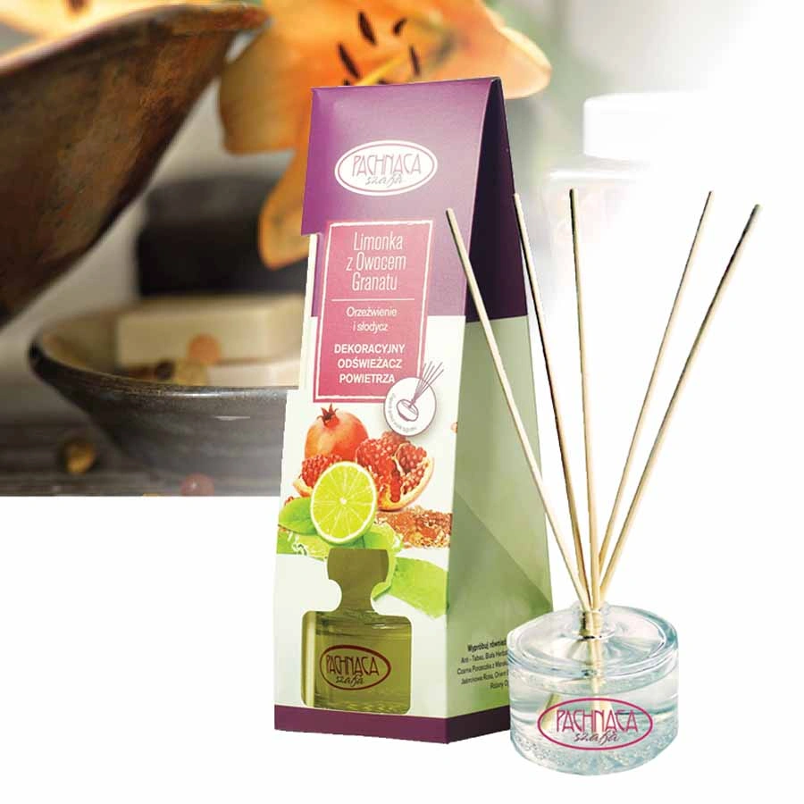 www.PARTNERPAPES.pl - Dekoracyjny odświeżacz powietrza 50ml limonka z owocem