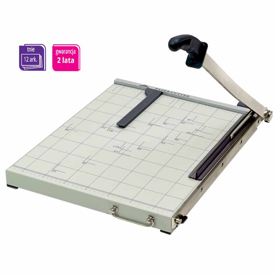 www.PARTNERPAPES.pl - Gilotyna Paper Cutter na format A3 (blat 460 x 380 mm)