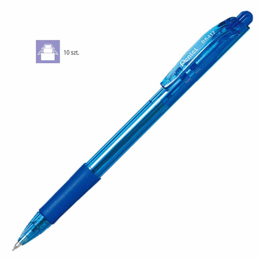 www.PARTNERPAPES.pl - Długopis automatyczny Pentel BK417 niebieski