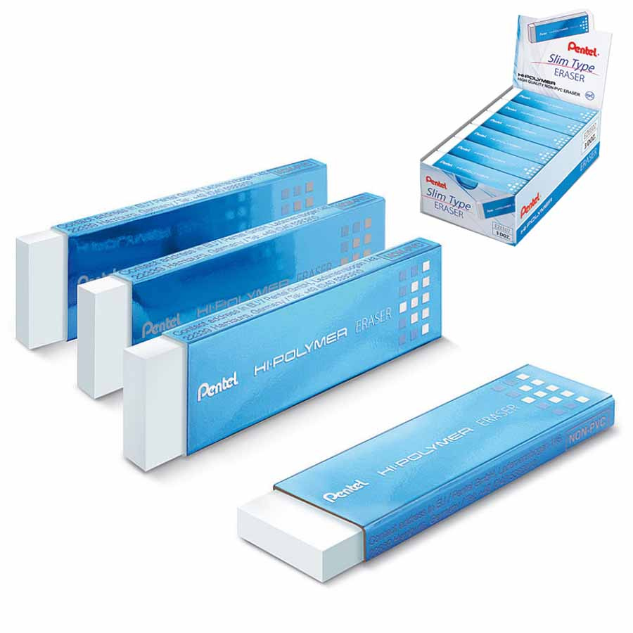 www.PARTNERPAPES.pl - Gumka ołówkowa Hi-Polymer SLIM 65 x 18 x 6 mm