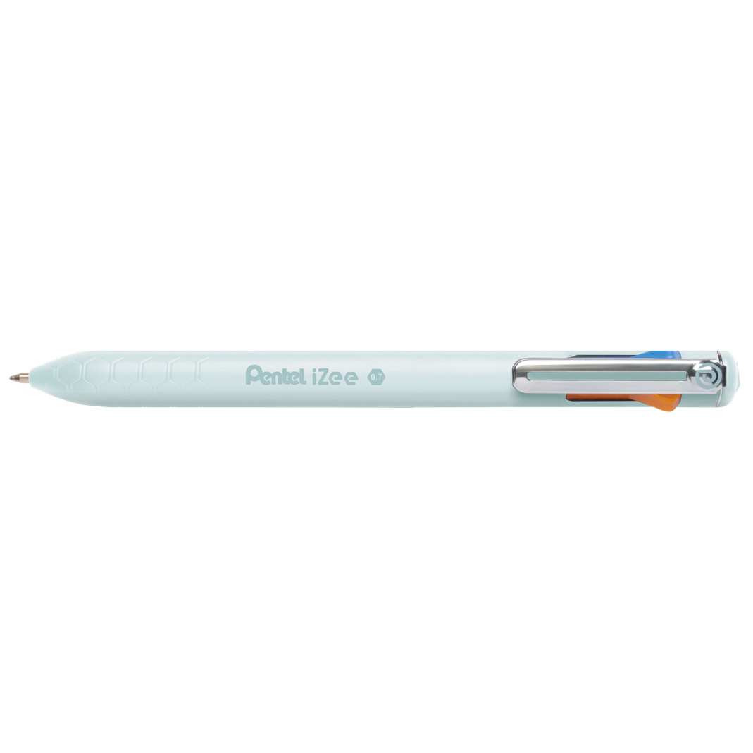 www.PARTNERPAPES.pl - Długopis Pentel BXC467 MULTIPEN iZee 4w1 4 wkłady (błękitny, pomarańczowy, różowy, fioletowy)