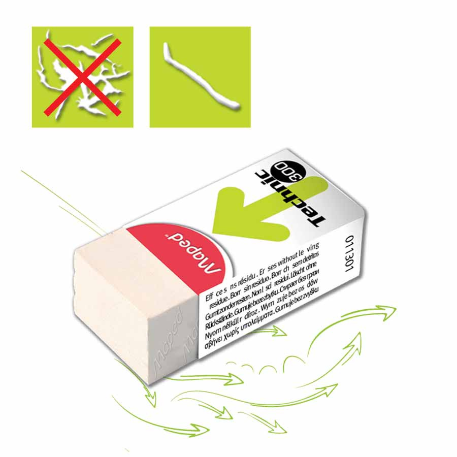 www.PARTNERPAPES.pl - Gumka do mazania Maped Technic 39 x 17,8 x 12,3 mm