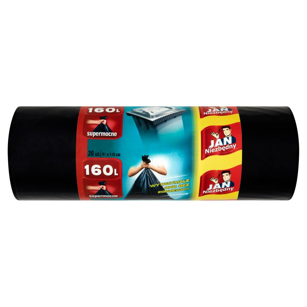 www.PARTNERPAPES.pl - Worki na śmieci LD JN 160 L, 20 szt. czarne