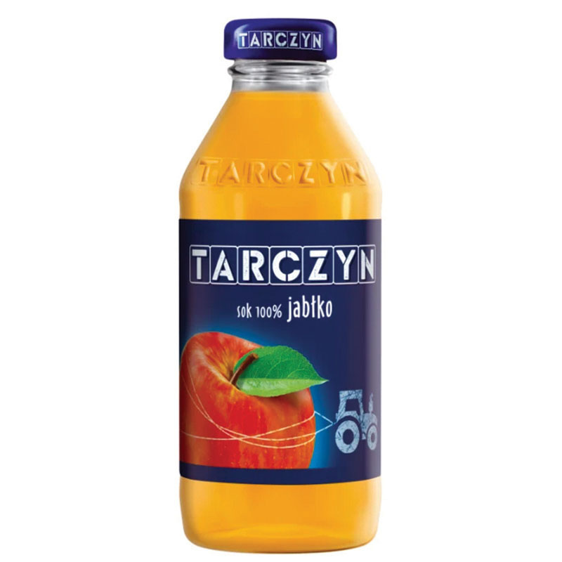 www.PARTNERPAPES.pl - Sok Tarczyn 300 ml jabłkowy (sok 100%), opak. 15 szt