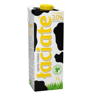 www.PARTNERPAPES.pl - Mleko Łaciate 2% 1 litr
