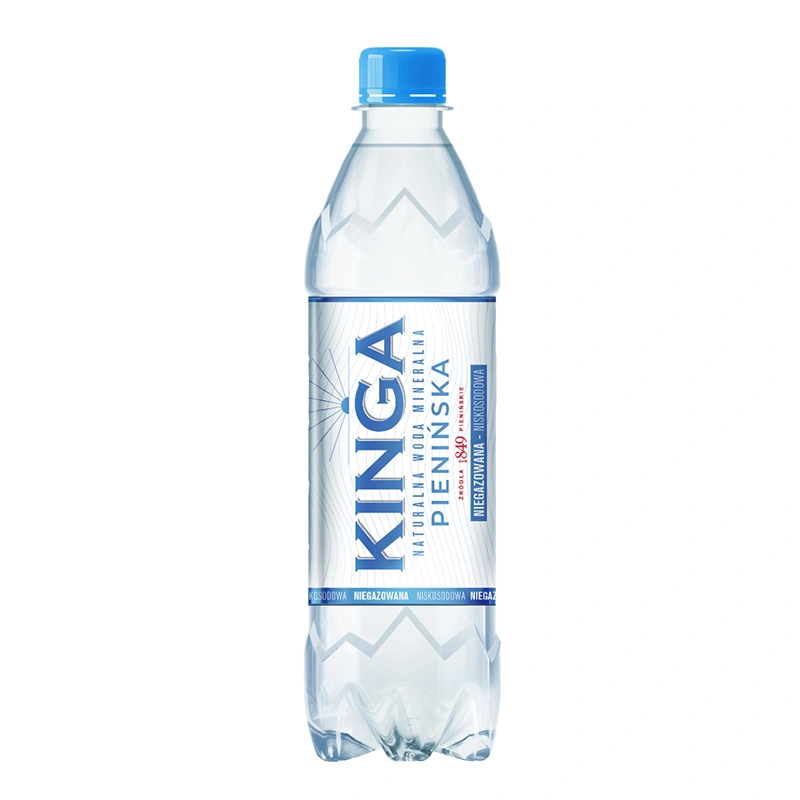 www.PARTNERPAPES.pl - Woda mineralna Kinga Pienińska niegazowana 0,5 L, zgrzewka 12 szt.