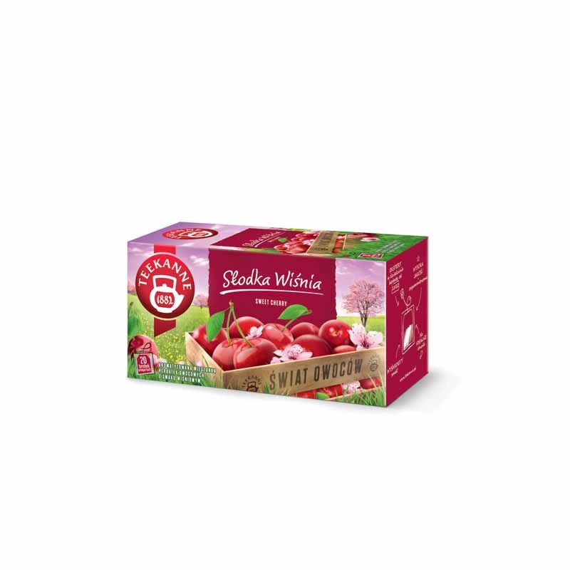 www.PARTNERPAPES.pl - Herbata Teekanne World of Fruits słodka wiśnia, 20 kopert