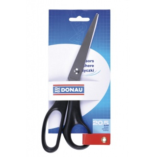 www.PARTNERPAPES.pl - Nożyczki biurowe 21cm  DONAU 7920001PL-01 czarne (20,5cm) typ Laco