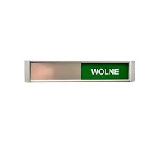 www.PARTNERPAPES.pl - Tabliczka na drzwi wolne zajęte - 140 x 35